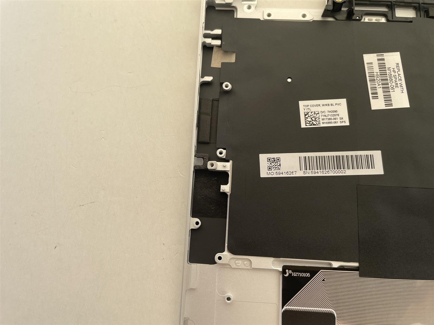 For HP EliteBook x360 1030 G7 M16980-061 Palmrest Cover Keyboard Itallian  - We send M16982-061