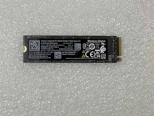 For HP L70942-001 Western Digital 512GB SN730 M.2 NVMe SSD SDBQNTY-512G-1006 NEW