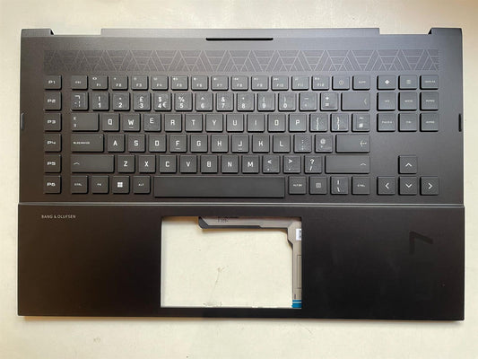 For HP OMEN 17-CK M73744-031 M57142 UK English Sticker Palmrest Keyboard NEW
