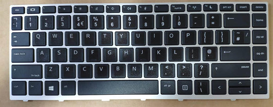 HP ProBook 640 645 G4 G5 L09547-031 English UK Keyboard England With Sticker HP ProBook 640 G4 G5 L09547-031 English Keyboard (Compatible with these L09546-031 backlit L09547-031 no backlit - L09546-031 )NEW