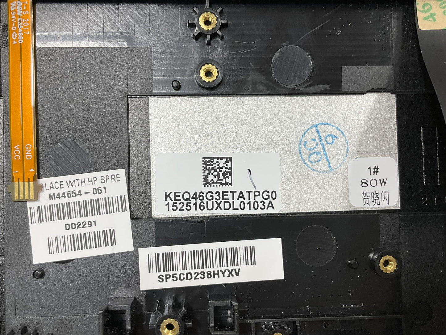 HP Omen 15-EK 15T-EK M45522-051 M44654-051 France French FR Keyboard Palmrest