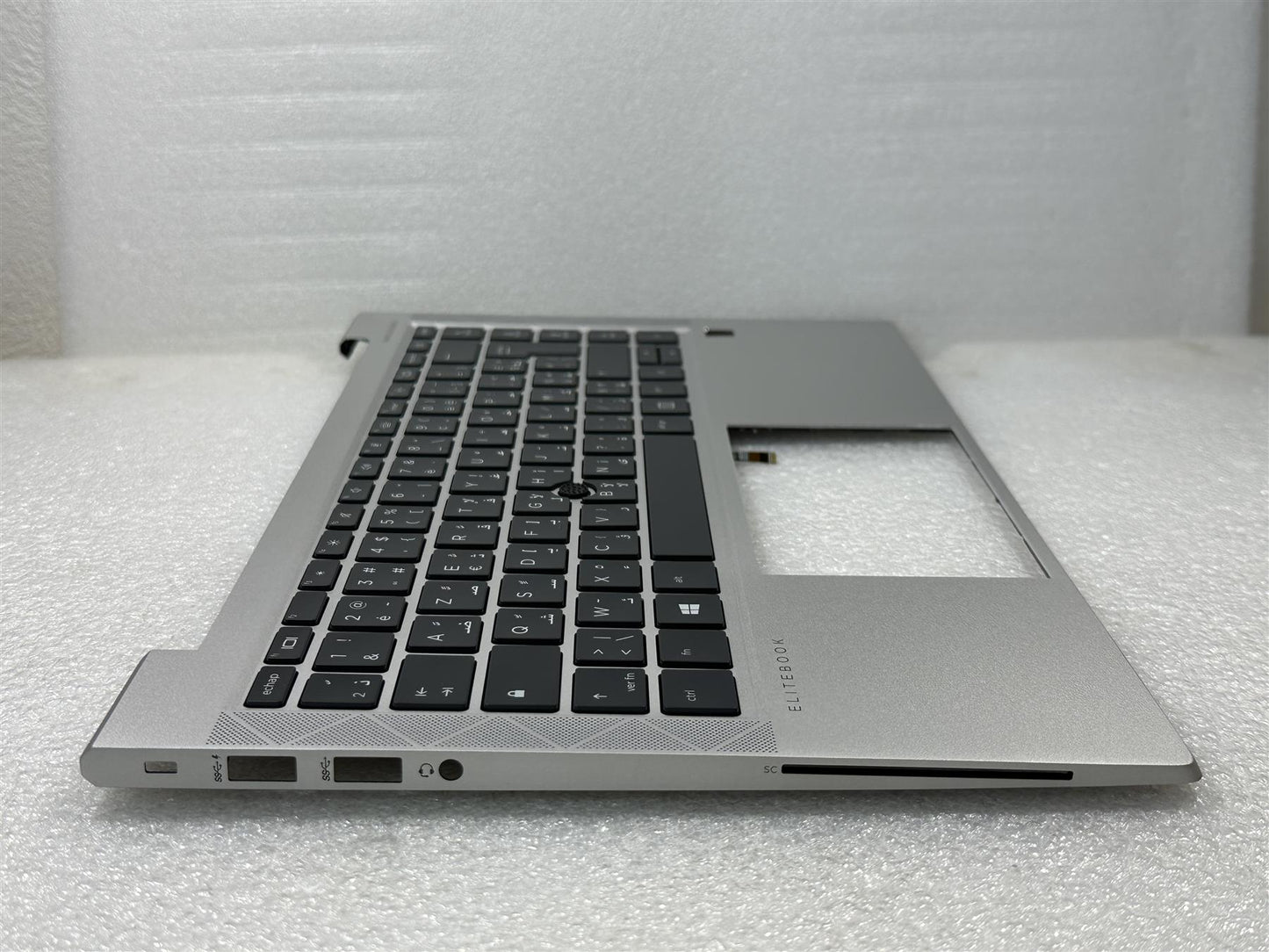 For HP EliteBook 845 G8 M52490-FP1 AZERTY Arabic Palmrest Keyboard Top Cover NEW