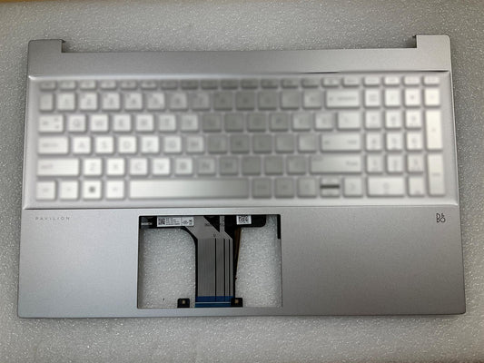 HP Pavilion 15-EG 15-EH M14810-031 M08924 Keyboard Palmrest UK English Stickers