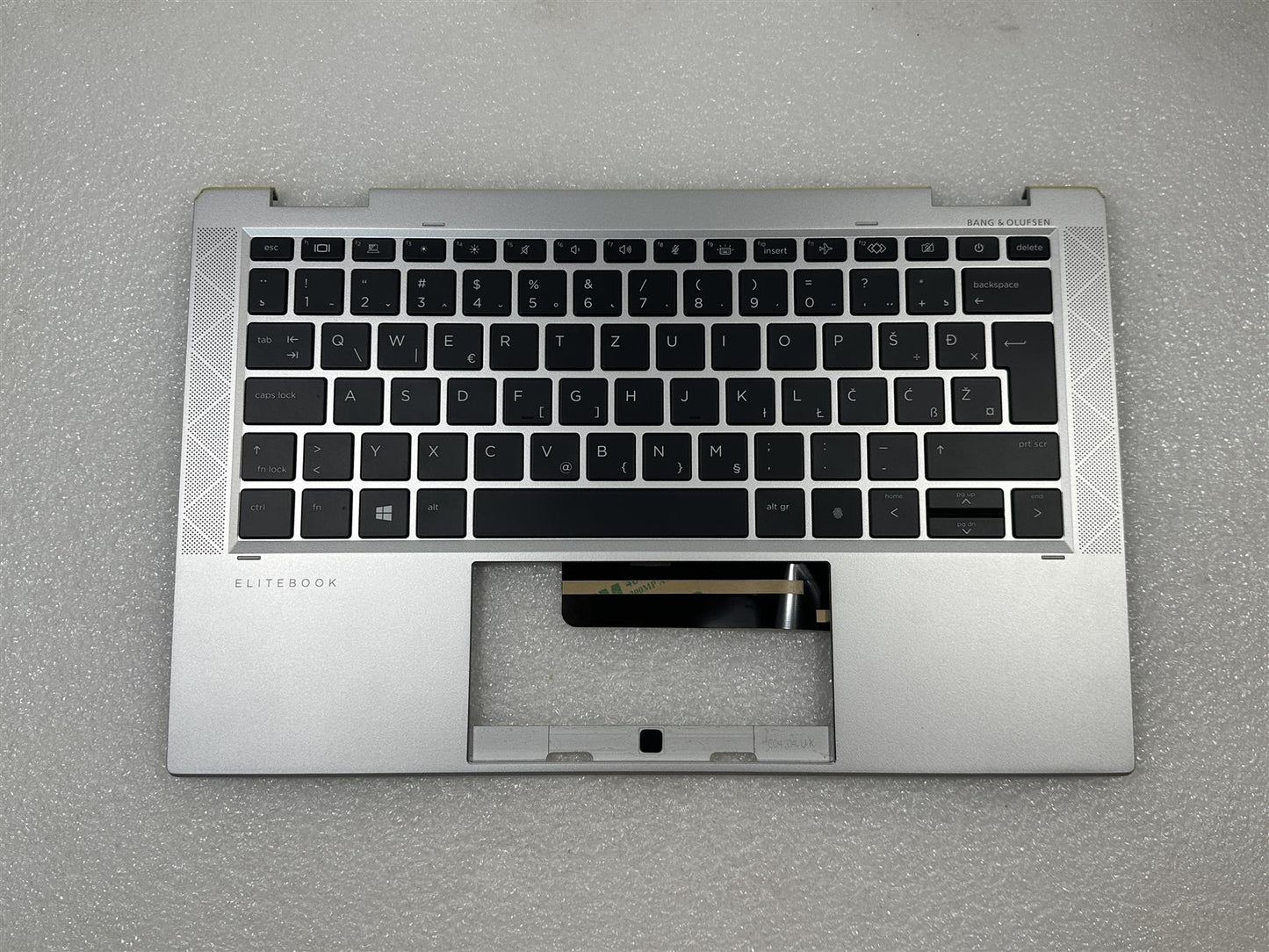 For HP EliteBook x360 1030 G8 M45822-BA1 Slovenian Palmrest Keyboard Top Cover