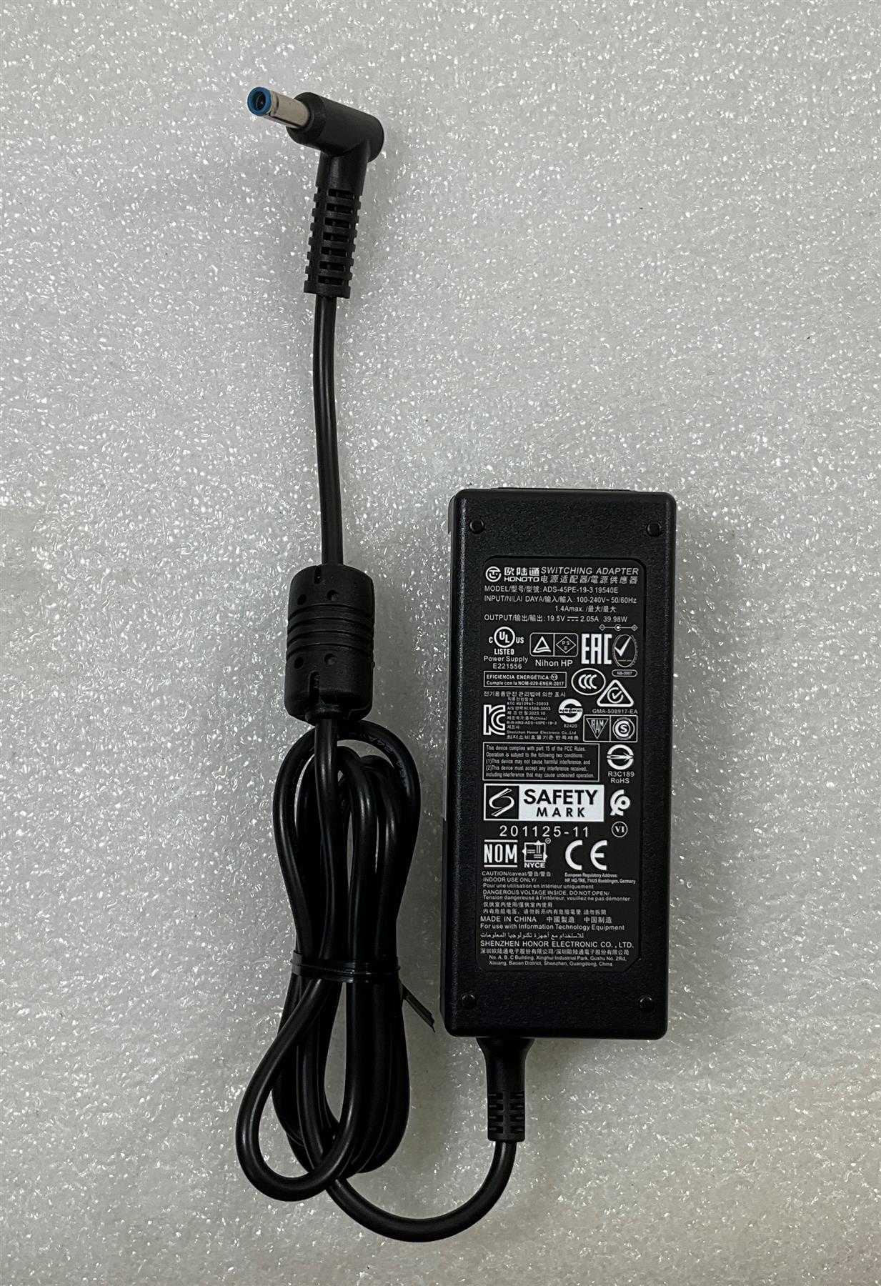 For HP M46472-001 AC Power Charger ADS-45PE-19-3 PSU Adaptor 19.5V 2.05A 40W