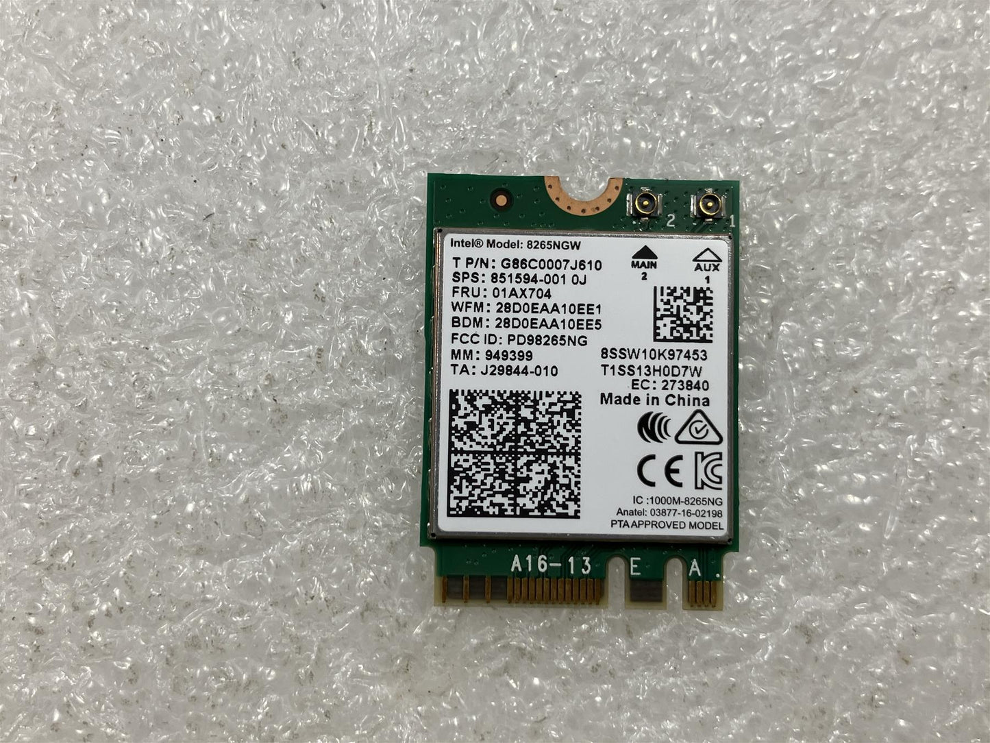 For HP 910264-852 Intel Dual Band Wireless AC 8260NGW Wifi Wi-Fi WLAN Card NEW