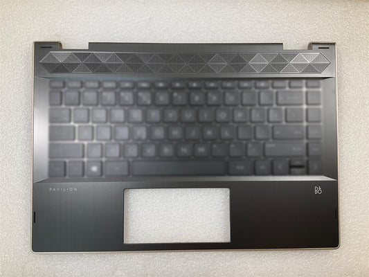 HP Pavilion 14-CD 14-DD L22402 L18948-031 Keyboard Palmrest UK English Stickers