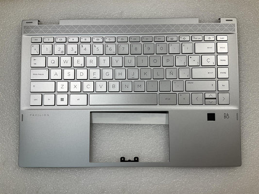 HP Pavilion X360 14-DW M01289-071 L96521-071 Spain Spanish ES Keyboard Palmrest