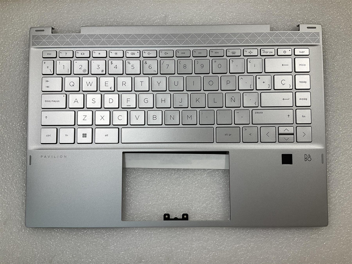 HP Pavilion X360 14-DW M01289-071 L96521-071 Spain Spanish ES Keyboard Palmrest (also Compatible L85716-071 L96519-071 L96521-071 )