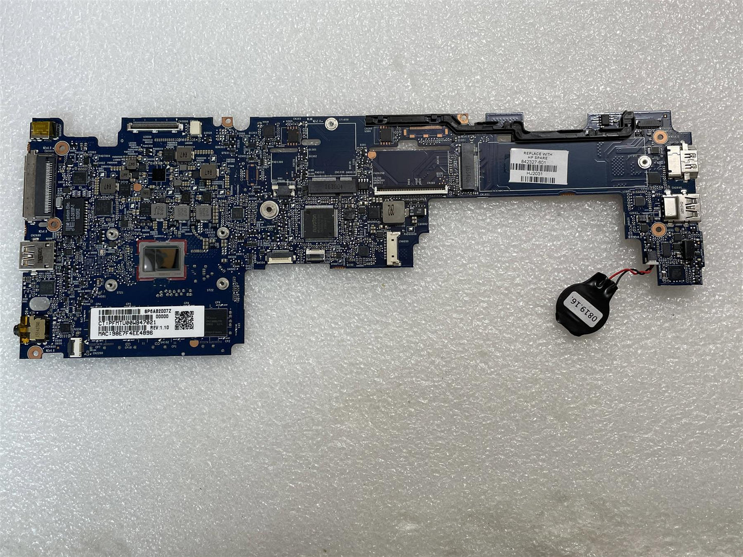 For HP EliteBook Folio 1030 G1 Motherboard 842327-601 Intel Core M5-6Y57 8GB Ram