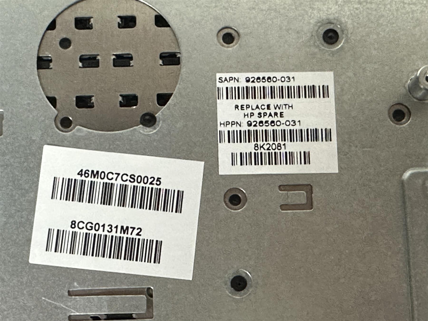 For 17-BS038cl HP 17-BS 17-BR 17-BU 926560-031 UK English Palmrest Keyboard Top Cover NEW