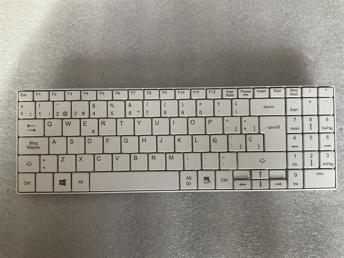 HP L28419-071 L28313-071 ItsCool White Keyboard Man Machine USB Wireless Spanish