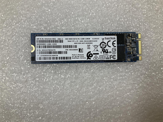 HP 845180-001 932310-002 128GB M.2 SSD X600 SATA Sandisk Solid State Drive NEW