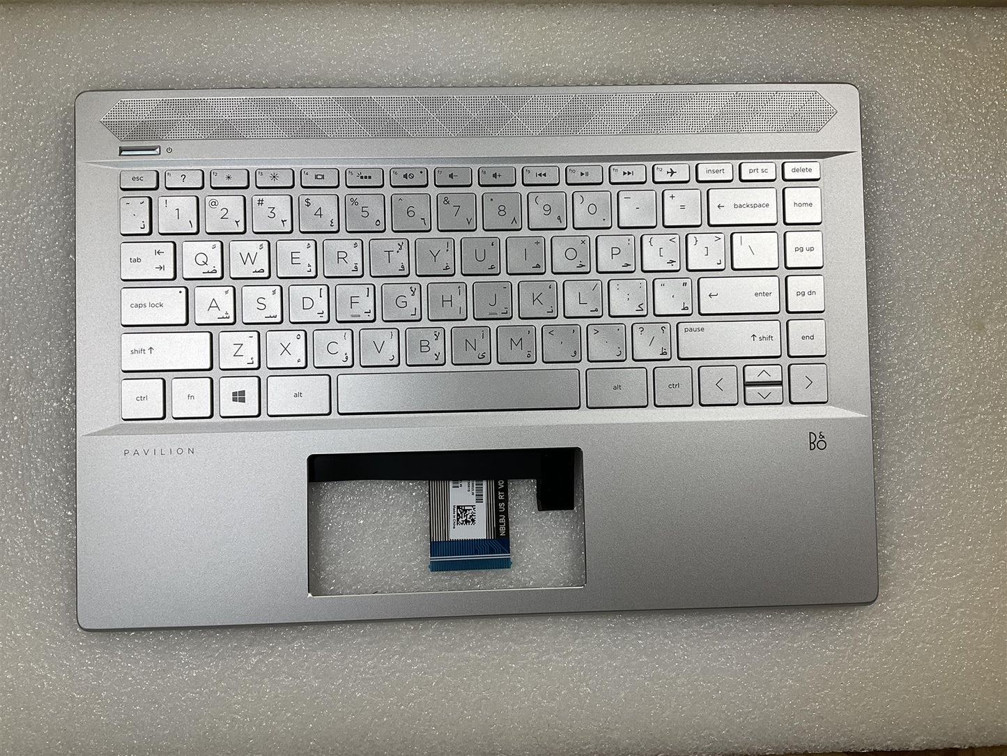 for HP Pavilion 14-CE L26428-171 L19195-171 English Arabic Keyboard Palmrest NEW