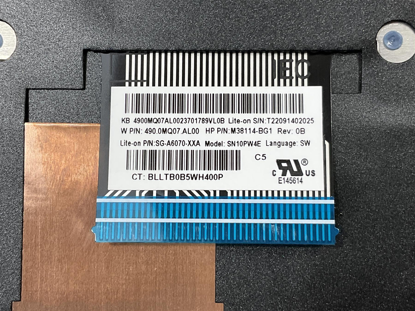 For HP PAVILION X360 14T-DY 14-DY M49435-BG1 M45228-BG1 SWISS Palmrest Keyboard