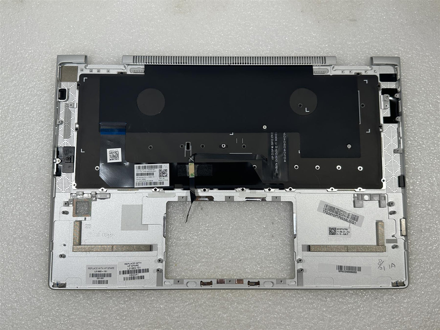 For HP EliteBook x360 1030 G3 L31883-151 L31882-151 Greece Greek Palmrest Keyboard NEW Greece Greek Palmrest Keyboard NEW -