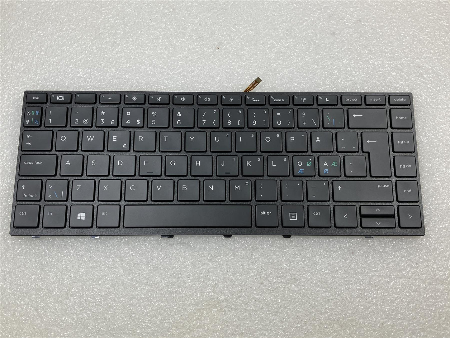 For HP ProBook x360 440 G1 L28406-DH1 Danish Finnish Norwegian Keyboard NEW