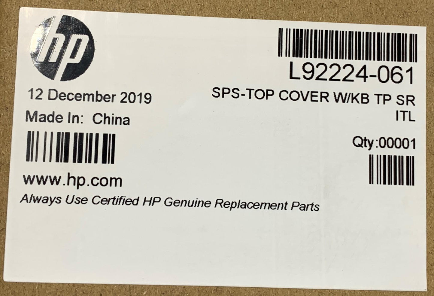 HP Chromebook 11A G6 L92224-061 Italian Eyetie Keyboard Italy Palmrest NEW