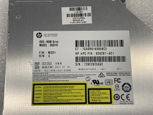 HP 820287-6C1 768474-001 DUD1N DVD RW CD Drive Writer Burner Player Rom NEW