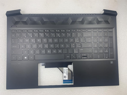 HP Pavilion 16T-A 16-A M09283-BG1 M02040-BG1 Swiss Keyboard Switzerland Palmrest