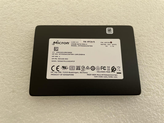 For HP L66207-001 Micron 1100 256GB MTFDDAK256TBN SSD Solid State Drive NEW