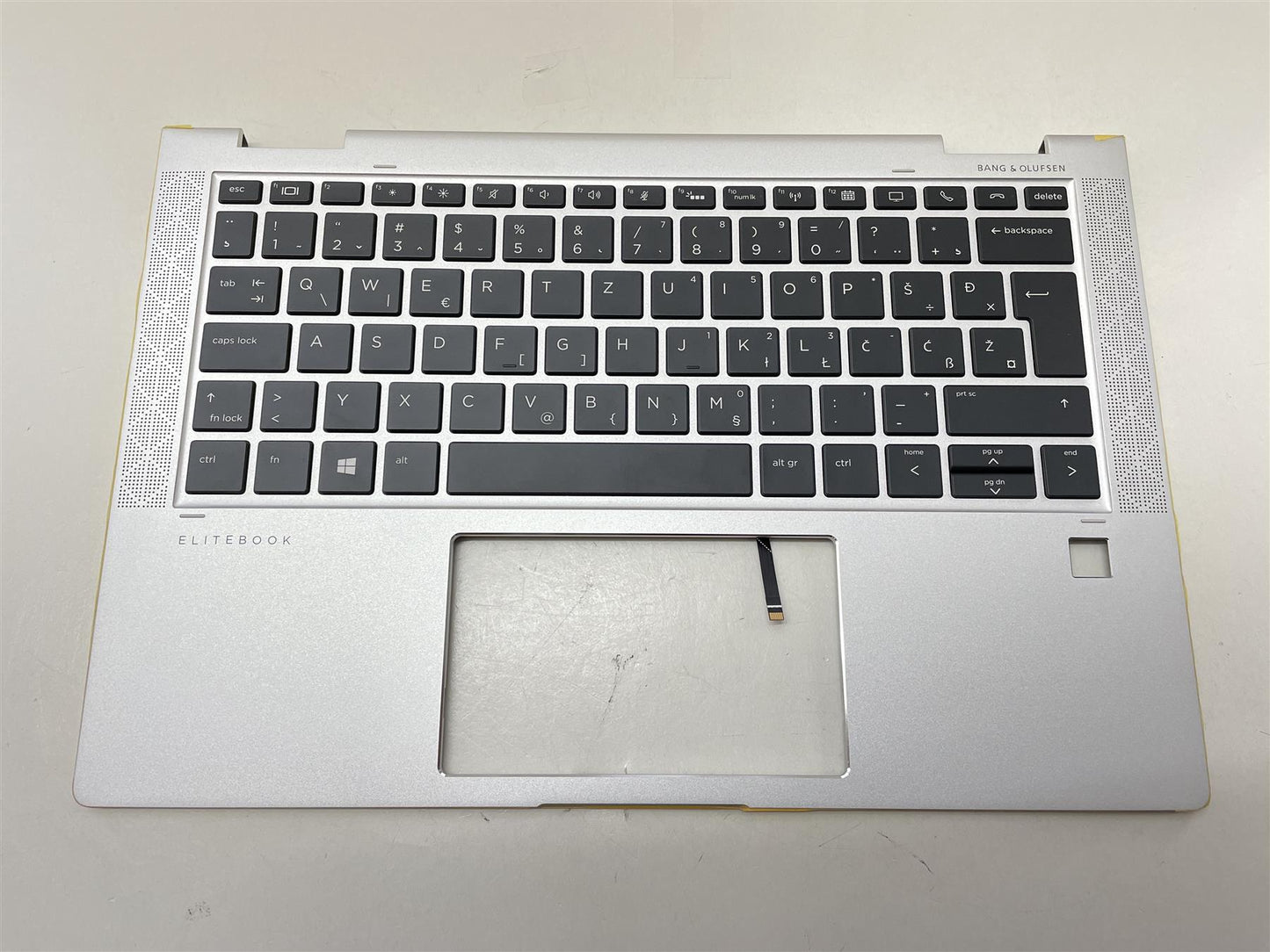 For HP EliteBook x360 1030 G3 L31882-BA1 Palmrest Cover Keyboard Slovenian NEW