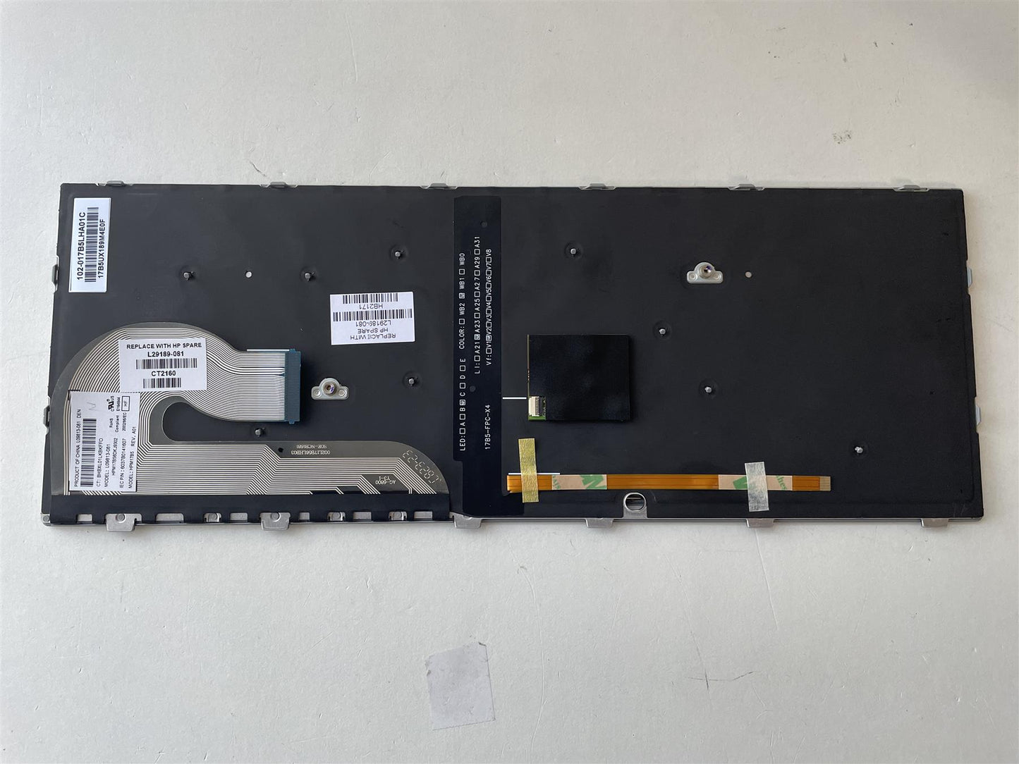 For HP EliteBook 840 846 G6 L29189-081 Keyboard Danish Dansk Original NEW