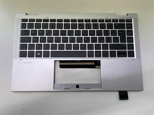 For HP EliteBook x360 1040 G7 M16933-FL1 Palmrest Top Cover Keyboard Czech NEW