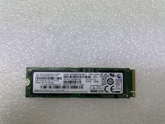 For HP L39361-001 Samsung PM961 NVMe 256GB MZVLW256HEHP SSD Solid State Drive