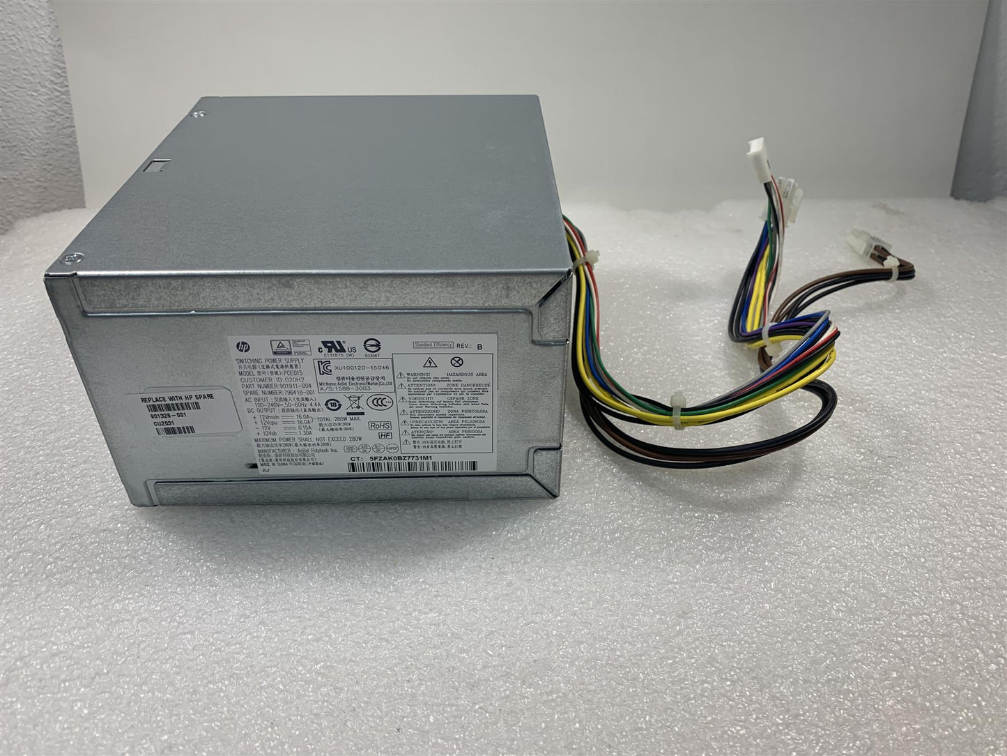 HP EliteDesk 705 G3 901326-001 796418-001 PCE015 280W PSU Power Supply Unit NEW