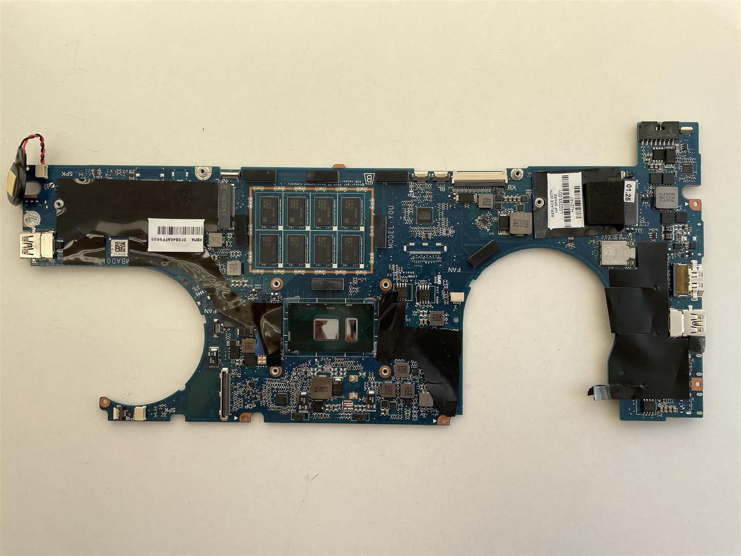 HP EliteBook 1040 G4 Motherboard L02233-001 L02232-001 W/WLAN UMA i5-7300U 8GB System Board Mother Board Main Board Main Board  - We are sending L02232-001 with i5 processor