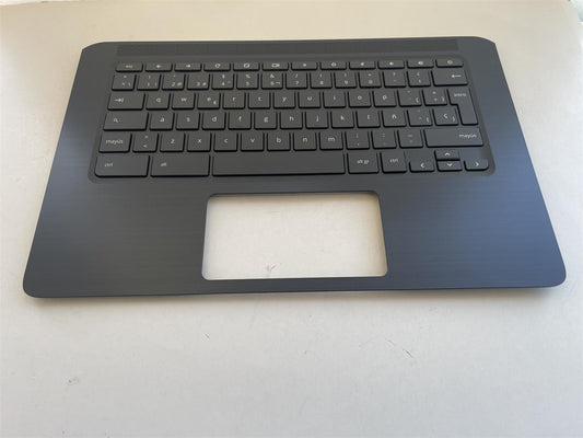 For HP Chromebook 14A G5 L62439-071 Palmrest Top Cover Keyboard Spanish Esp NEW