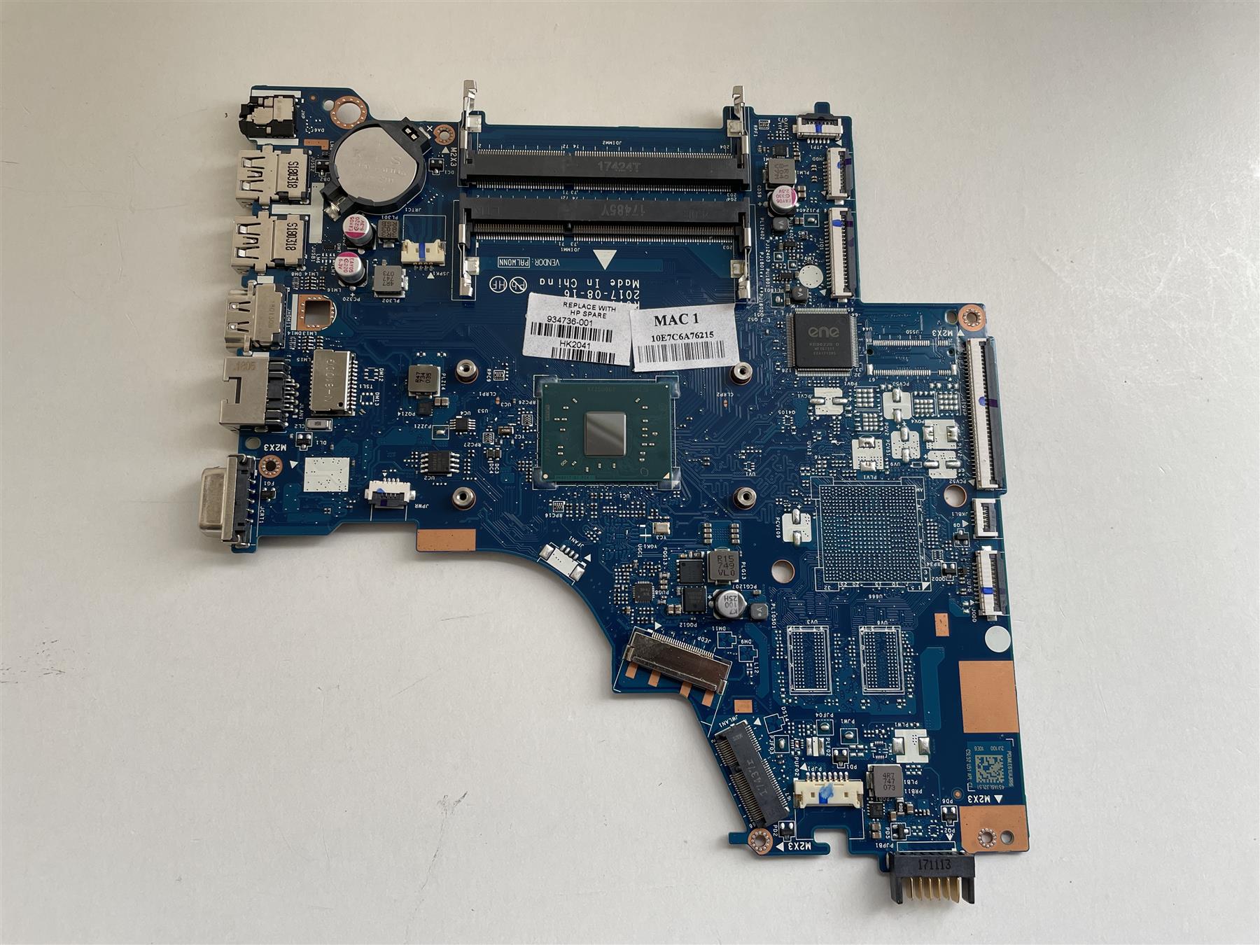 HP 250 G6 Motherboard 934736-001