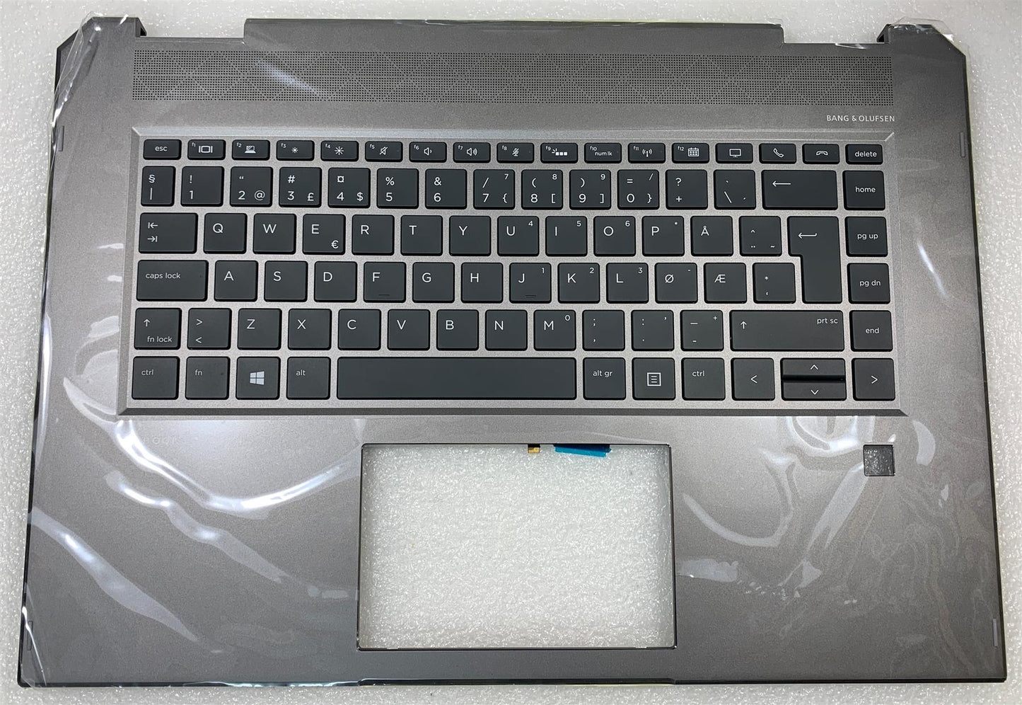 HP ZBook Studio x360 G5 L34211-091 Norwegian Privacy Keyboard Norway Palmrest