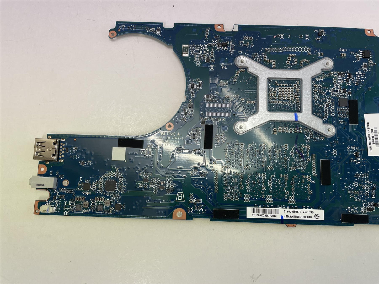 HP EliteBook 1040 G4 Motherboard L02236-001 SPS-MB W/WLAN UMA i7-7600U 16GB System Board Mother Board Main Board Main Board  - We are sending L02232-001 with i5 processor