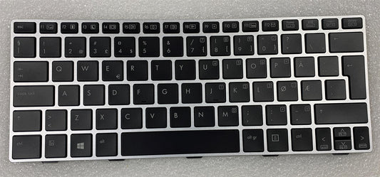 HP EliteBook Revolve 810 G2 G3 716747-091 Norwegian Keyboard Norway Norse NEW