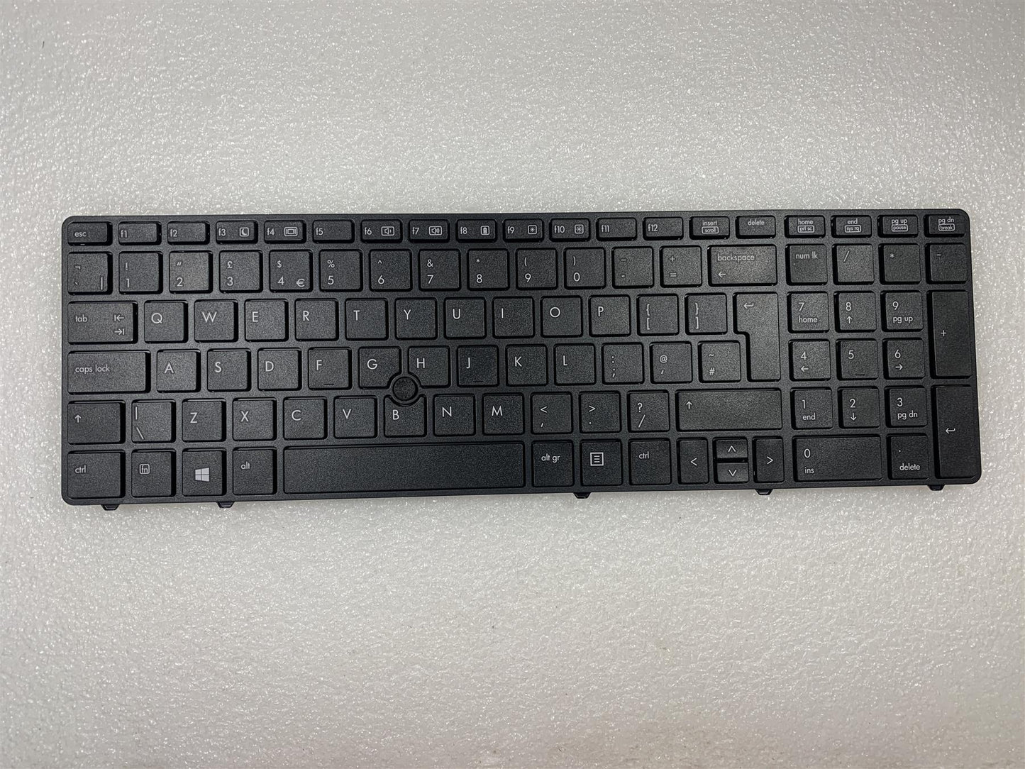 HP EliteBook 6570B Notebook 701987-031 UK English Keyboard With Pointing Stick