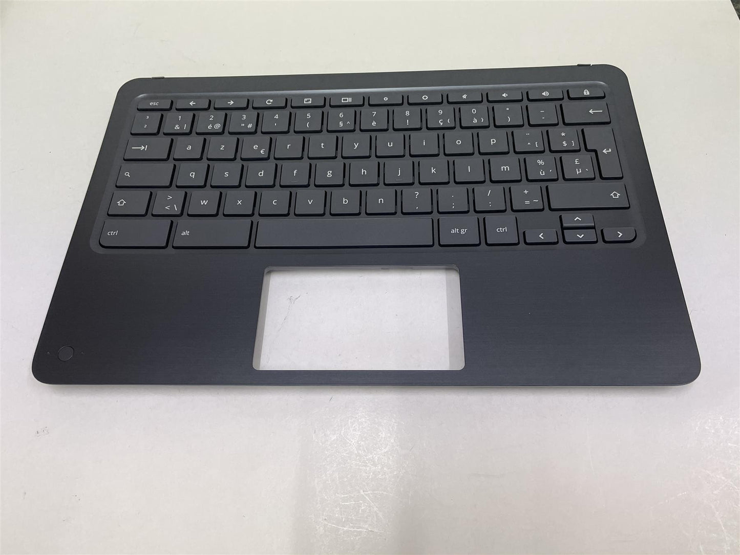 For HP Chromebook x360 G2 L55801-A41 Palmrest Cover Keyboard Belgian Euro A4 NEW