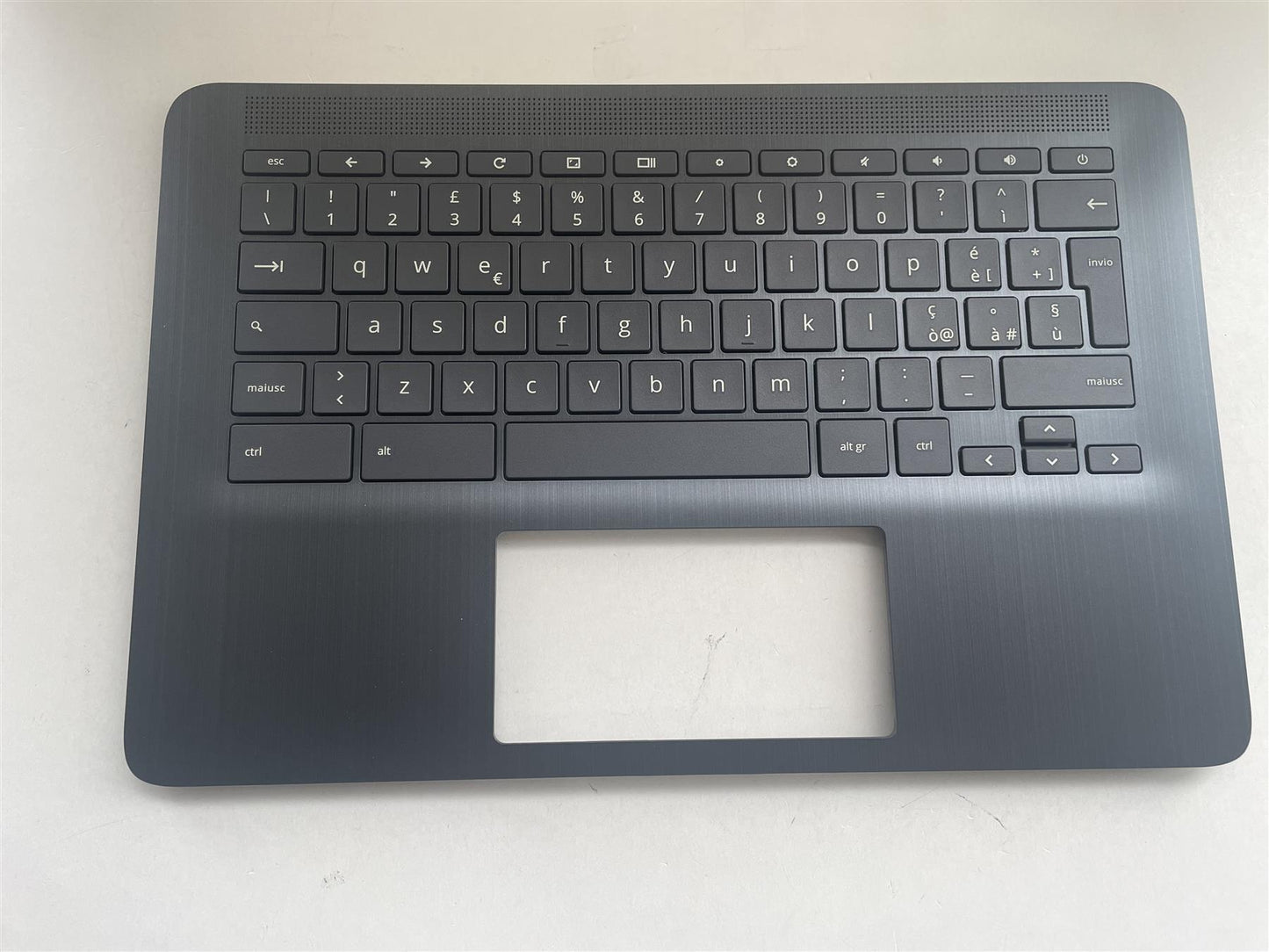 For HP Chromebook 14 G6 L90459-061 Palmrest Top Cover Keyboard Itallian Ital NEW