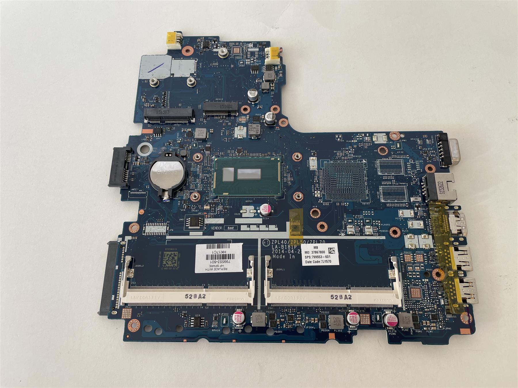 HPProBook450G2Motherboard799553-601UMAi7-5500UG2SystemBoardMotherBoardMainBoardMainBoard