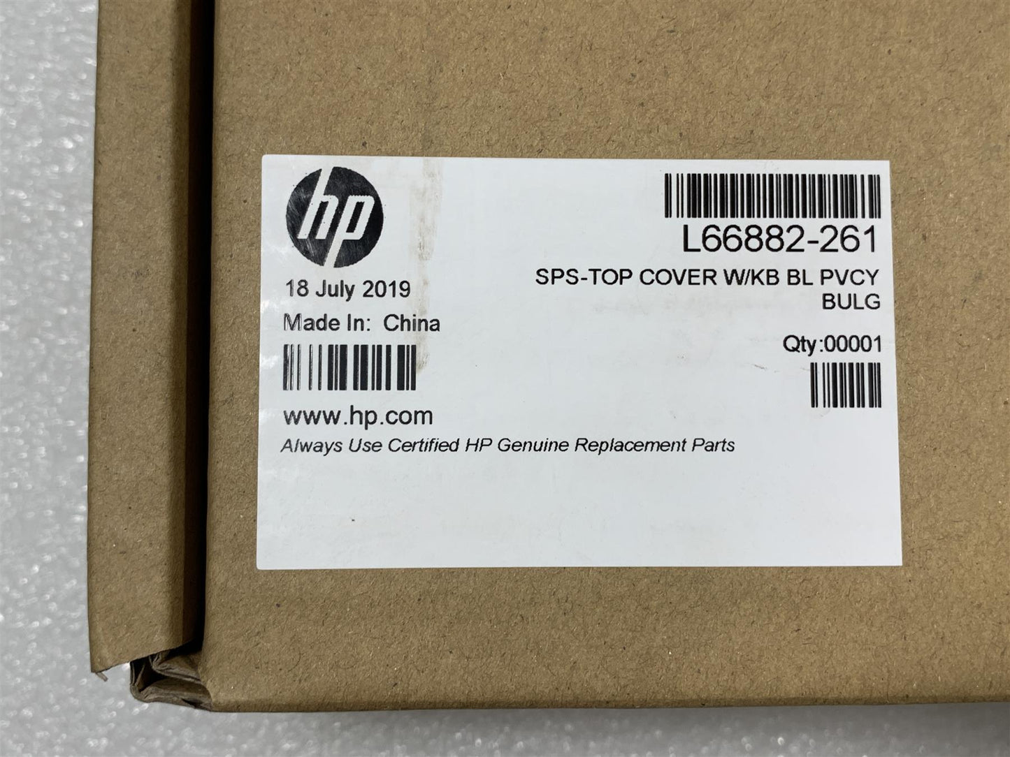 HP EliteBook x360 1040 G6 L66882-261 Bulgarian Keyboard Palmrest Bulgaria NEW