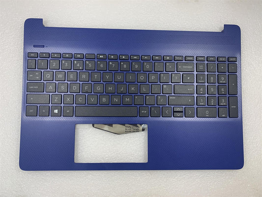 HP 15S-EQ 15S-FQ Laptop L91268-031 UK English Keyboard Top Cover Palmrest NEW