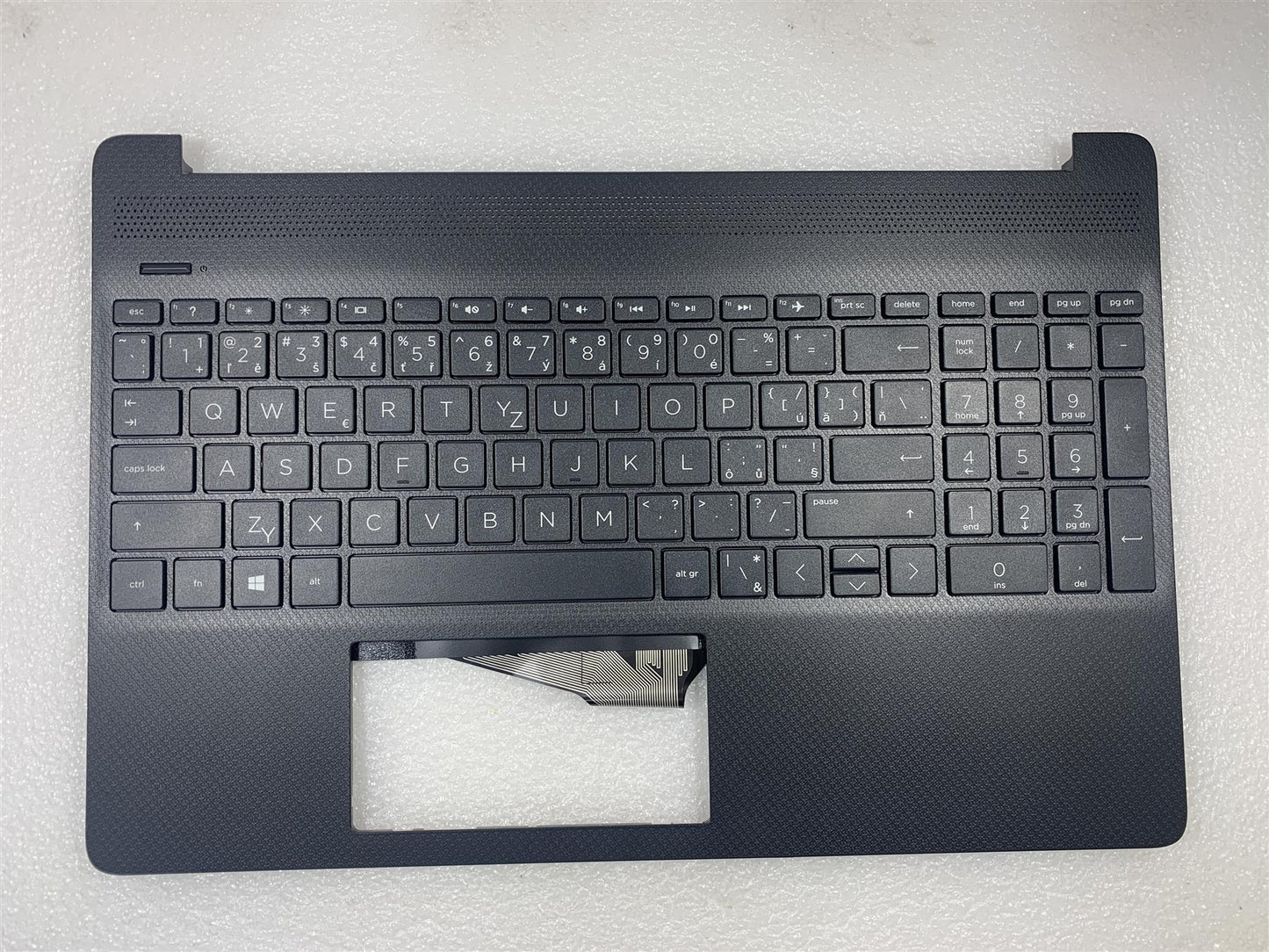 HP 15Z-EF 15S-FQ L91495-FL1 L89859-FL1 Czech Slovak Keyboard Palmrest Genuine