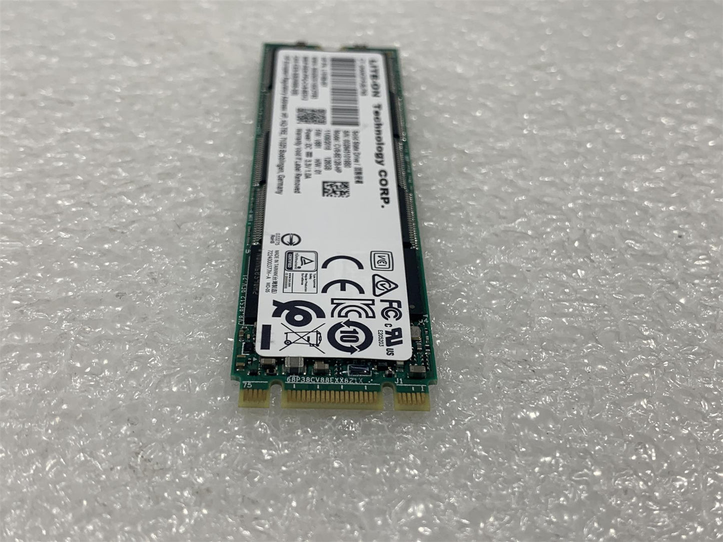 HP 804360-001 L15189-001 Lite-ON CV8-8E128-HP 128GB Solid State Drive M.2 SATA