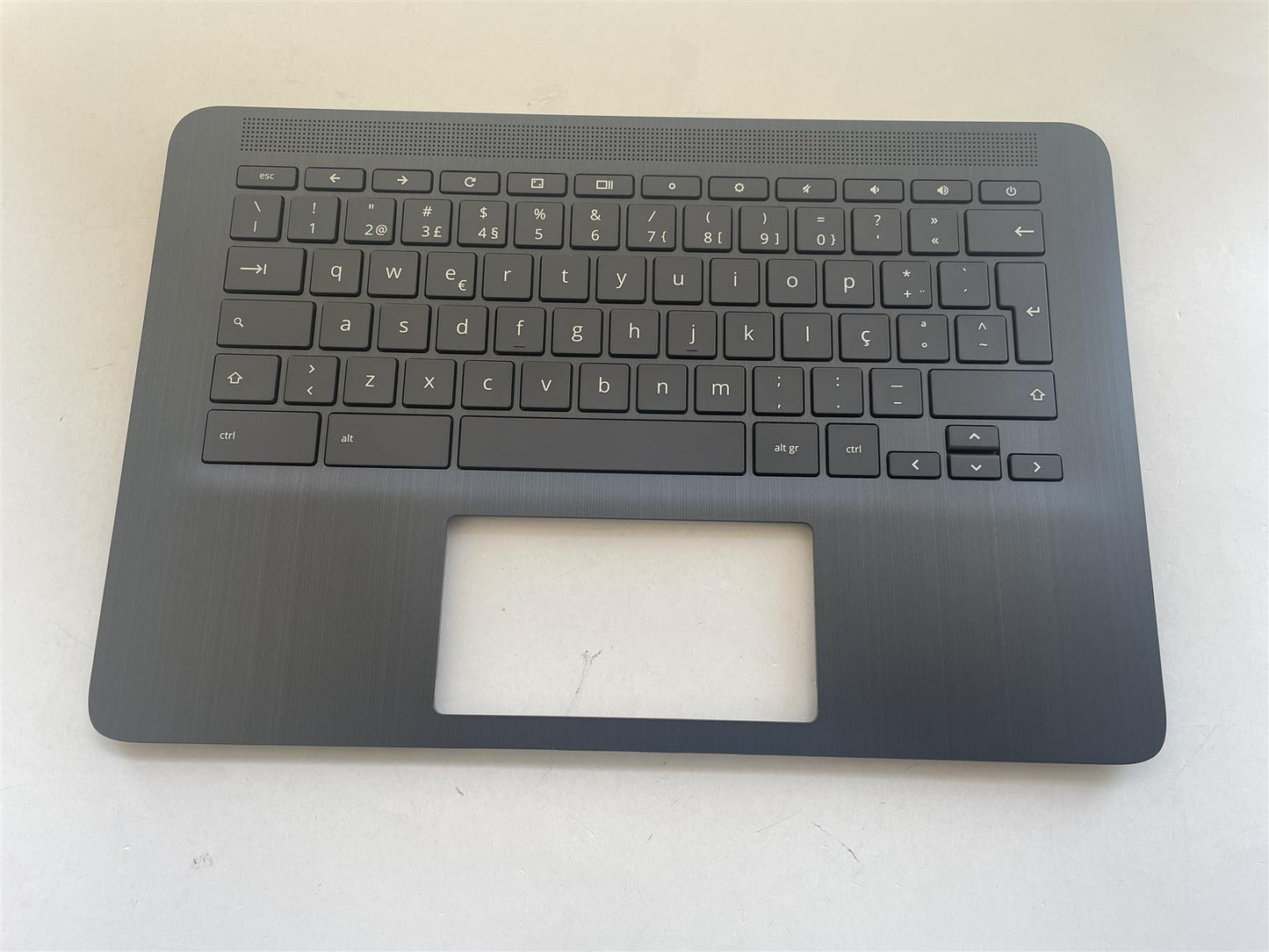 For HP Chromebook 14 G6 L90459-131 Palmrest Top Cover Keyboard Portuguese NEW