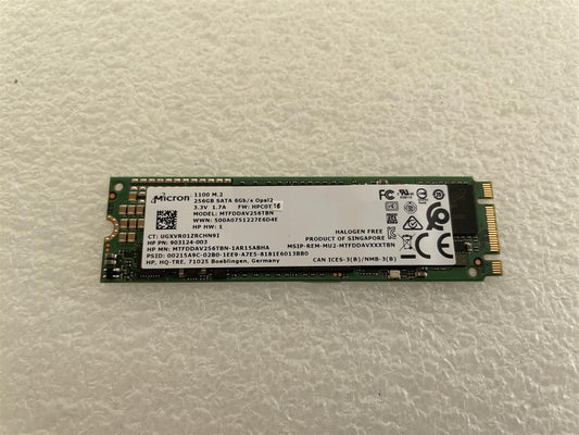 For HP 918988-001 Micron 1100 m.2 SSD 256GB MTFDDAV256TBN Solid State Drive