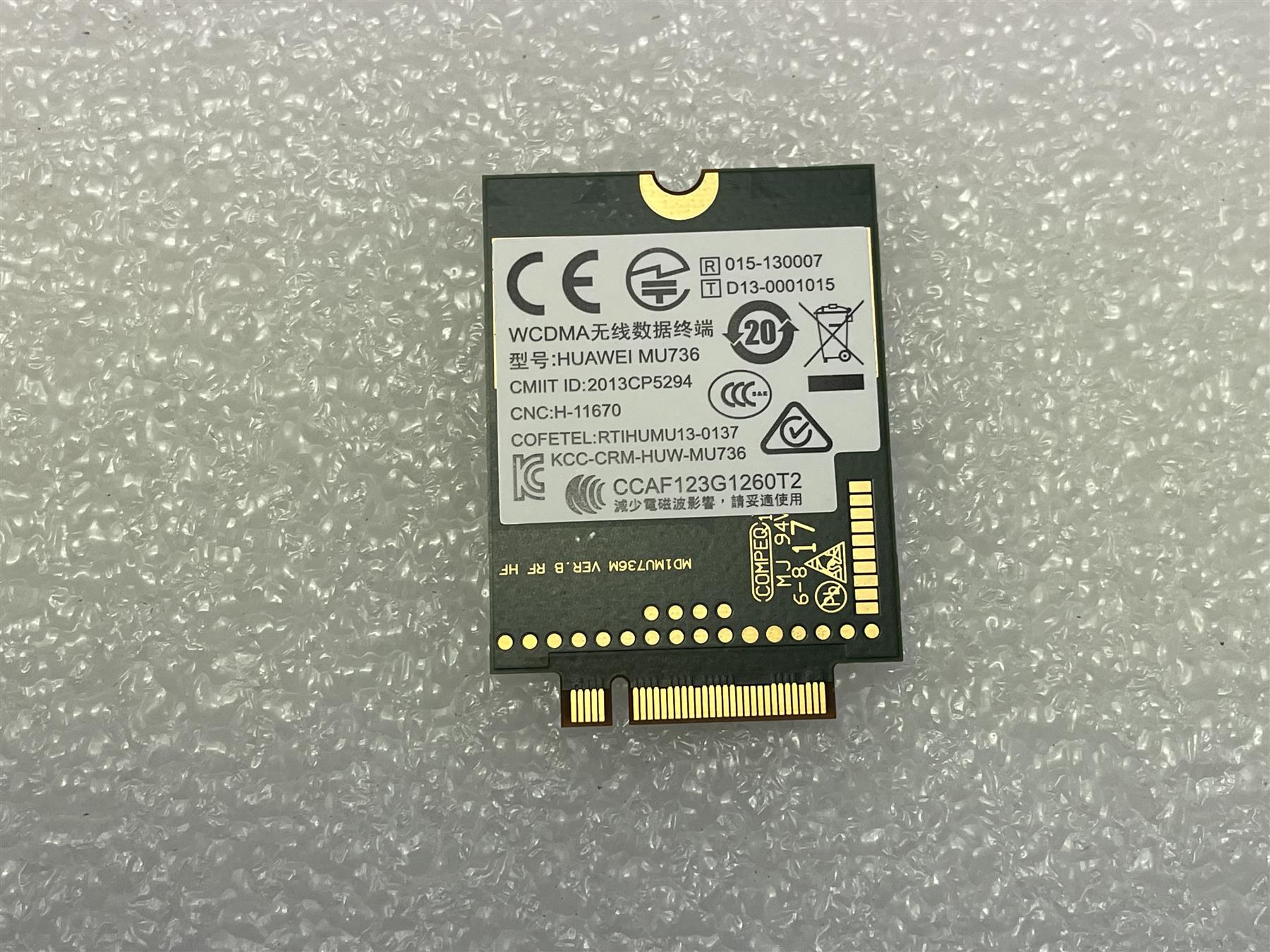 For HP 822828-002 746699-004 HUAWEI MU736 3G 4G WWAN HSPA+ Mobile Card