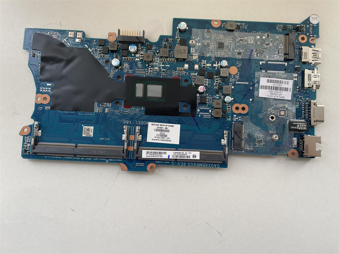 For HP L01037-001 Motherboard UMA I3-7100U