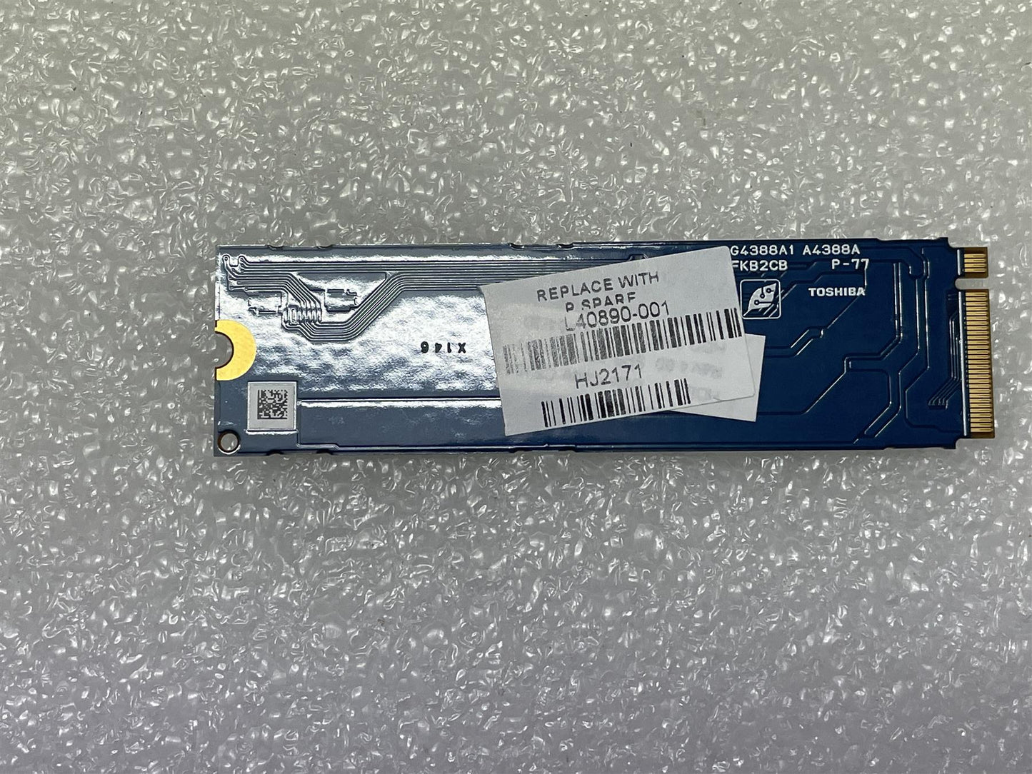 For HP L40890-001 Toshiba NVMe 256GB KXG50ZNV256G XG5 SSD Solid State Drive