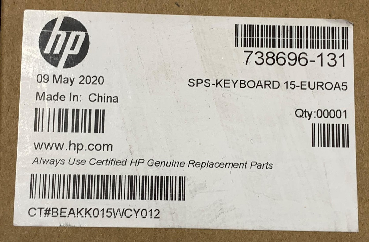 HP ProBook 650 655 G1 738696-131 Portugal Portuguese Português Keyboard NEW